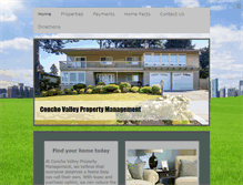 Tablet Screenshot of conchovalleyhomes.com